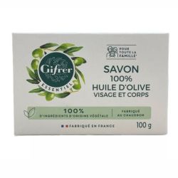 Gifrer Essentiel Savon Solide 100% Huile d'Olive 100g