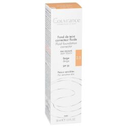 Avène Couvrance Fond de Teint Correcteur Fluide - 30ml - Couleur N°2.5 Beige