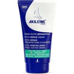 Akileïne Crème Nutri-Réparatrice Pieds 75ml - Pieds très secs, abîmés