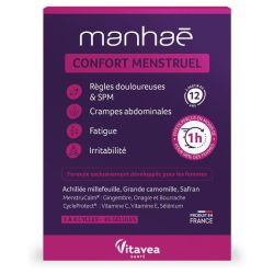Vitavea Manhaé Confort Menstruel Règles Douloureuses & SPM - 45 Gélules