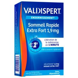 Valdispert Sommeil Rapide 1,9 mg - 40 comprimés orodispersibles - Endormissement en 1 minute