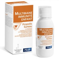 Pileje Multibiane Immunité Enfant 150ml - Vitamine D, renforce l'immunité des enfants