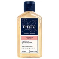 Phyto Couleur Shampoing Anti-Dégorgement - 100 ml - Éclat et protection longue durée des cheveux colorés