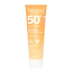 Alphanova Organic Sun Crème Solaire Minérale SPF50+ Bio Visage Invisible & Toucher Sec - 50g