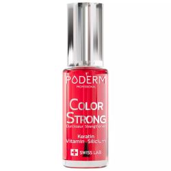 Poderm Color Strong Vernis Durcisseur - 8ml - Couleur : Gloss Vitality - Renforce, protège et sublime les ongles