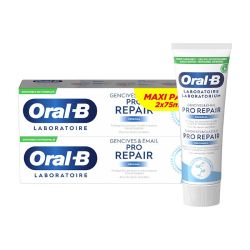 Oral B Dentifrice Original Pro-Repair - Gencives et Émail - Lot de 2 x 75ml