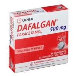 Dafalgan 500 mg 16 comprimés effervescents - Paracétamol