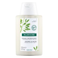 Klorane Extra-Doux - Shampoing à l'Avoine - Tous Types de Cheveux - Dès 3 ans - 100 ml