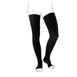 Thuasne Venoflex City Confort Fil d'Ecosse C2 Bas-Cuisses de Contention Pieds Ouverts Normal – Compression et élégance