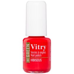 Vitry Be Green Vernis à Ongles - 6 ml - Couleur : Hibiscus - Vernis vegan, naturel et innovant