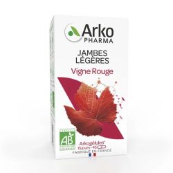 Arkopharma Arkogélules Vigne Rouge Bio - 45 gélules - Circulation et jambes légères au naturel