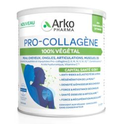 Arkopharma Collagène Pro-Collagène 100% Végétal - 231g - Revitalise la peau, les cheveux, les ongles, les muscles et les articulations
