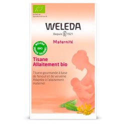 Weleda Maternité Tisane Allaitement Bio - 20 sachets - Favorise naturellement la lactation