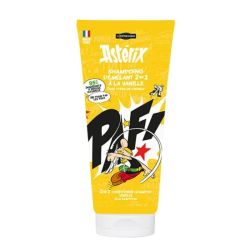 Le Comptoir du Bain Shampoing Astérix démêlant 2 en 1 à la Vanille 200 ml - Lave en douceur et élimine les nœuds