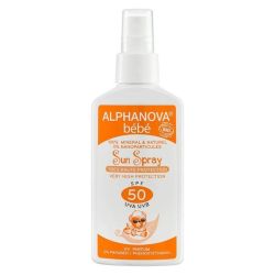 Alphanova Sun Kids SPF50 Bio - 125 g - Crème Solaire Enfant Haute Protection Minérale