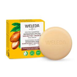 Weleda Shampooing Solide Réparation & Soin - Beurre de Karité et Huile d'Argan BIO - 50g