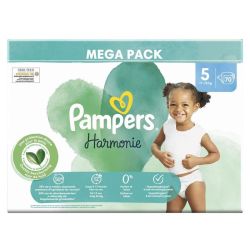 Pampers Harmonie Taille 5 / 11-16kg - 70 Couches Mega Pack