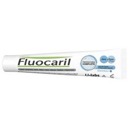 Fluocaril Dentifrice Protection Complète Blancheur - 75 ml - Nettoie, protège et ravive l’éclat des dents