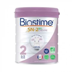 Biostime Lait de Chèvre de Suite 2ème Âge Bio 800g