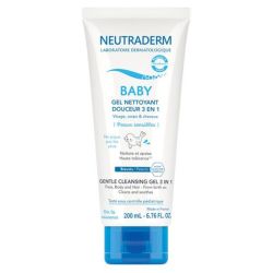 Neutraderm Baby Gel nettoyant douceur 3 en 1, 200 ml