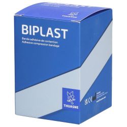 Thuasne Biplast Bande Adhésive de Contention - Bande de 2,5 m × 10 cm