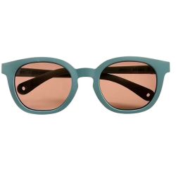 Beaba Lunette Bébé Square Bright - 1 paire - Pour les 2-4 Ans - Couleur : Vert + Verres Fumés