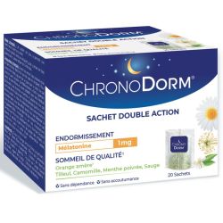 Iprad ChronoDorm Mélatonine 1mg 20 Sachets – Sommeil et relaxation