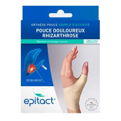 Epitact Orthèse Pouce Souple D’activité - 1 pièce - Main Droite - Taille S - Soulage les douleurs