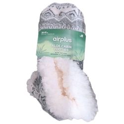 Airplus Aloe Cabin footies - Chaussons hydratants gris - Pointure 36-41