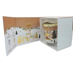 Collines de Provence Bougie Parfumée Carrousel Croquant aux Amandes 360g - Ambiance féérique et fragrance gourmande