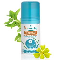 Puressentiel Articulations & Muscles Cryo Pure Roller aux 14 Huiles Essentielles 75 ml – Automassage froid intense