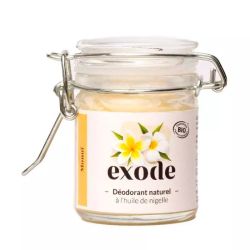 Exode Déodorant Baume Naturel Bio - 50g - Senteur Monoï - Efficacité naturelle pour peaux sensibles