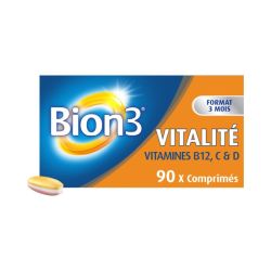 BION 3 Vitalité - Soutient le Dynamisme Quotidien - 90 Comprimés