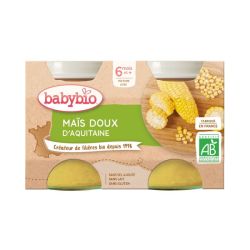 Babybio Petit Pot Maïs Doux 6 mois - 2 x 130g