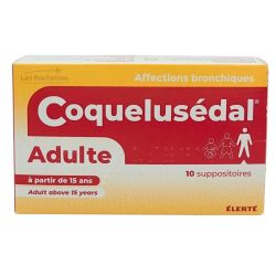 Coquelusédal Adulte - 10 suppositoires - Affections bronchiques