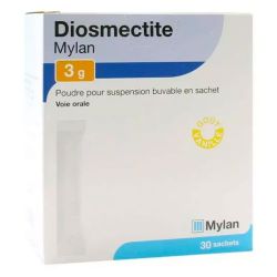 Mylan Diosmectite 3g Poudre pour Suspension Buvable - Traite la Diarrhée Aiguë - 60 sachets