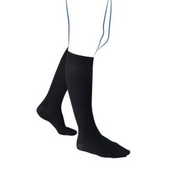 Thuasne Venoflex Fast2 Lin Chaussettes de Contention Homme Noir - Long - Taille 4