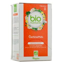 Nutrisanté Vitavea Infusion Curcuma Bio - Tisane Antioxydante - 20 Sachets