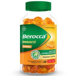 Berocca Gommes Immunité - 60 Gommes Orange