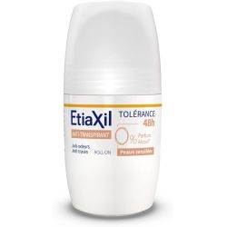Etiaxil Anti-Transpirant Déodorant Roll-On Tolérance Peaux Sensibles 48H - 50ml
