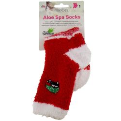 AirPlus Aloe Spa Socks Chaussettes Hydratantes Rouge Motif Voiture - 39-42