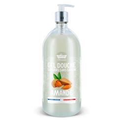 Les Petits Bains de Provence Gel Douche - 1 Litre - Senteur : Amande - Surgras & sans savon