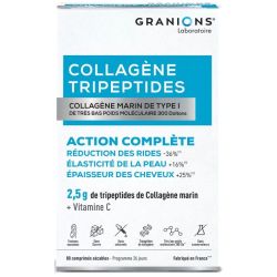 Granions Collagène Tripeptides Action Complète Peau & Cheveux - 80 Comprimés