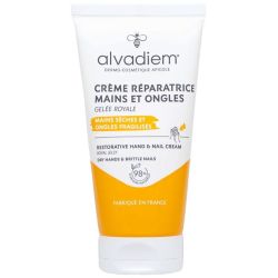 Alvadiem Crème Réparatrice Mains et Ongles à la Gelée Royale Bio - 50ml