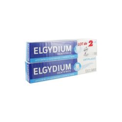 Elgydium Dentifrice Anti-Plaque Lot de 2 x 75ml