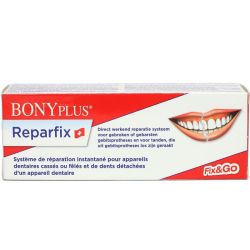BonyPlus SOS ReparFix Kit Complet Réparateur Colle Dentier – Réparation et fixation