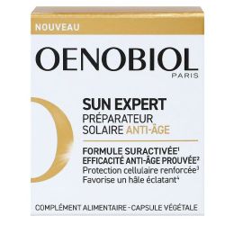 Oenobiol Sun Expert Préparateur solaire Anti-âge - 30 Capsules