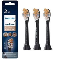 Philips Sonicare A3 Premium All-in-One Têtes de Brosses Noires HX9093/88 - 3 Têtes