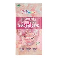 7th Heaven Masque Visage Peel-off Purifiant Céleste au Quartz Rose Cosmique 1 Masque – Exfoliant et illuminateur