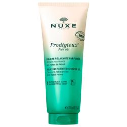 Nuxe Prodigieux Néroli Douche Relaxante Parfumée Bio - 200 ml - Nettoyage doux et parfum apaisant